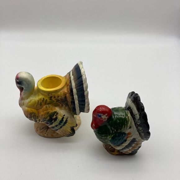 Vintage&Collectibles Serving Napco Japan C 5988 Turkey CandleholderTurkey Salt - Picture 3 of 9